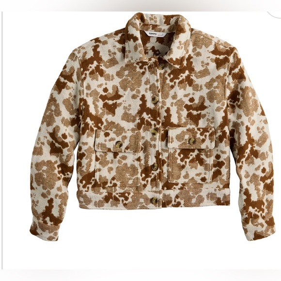 Sonoma Women's Brown and Cream Teddy Jacket 2x - Picture 3 of 5